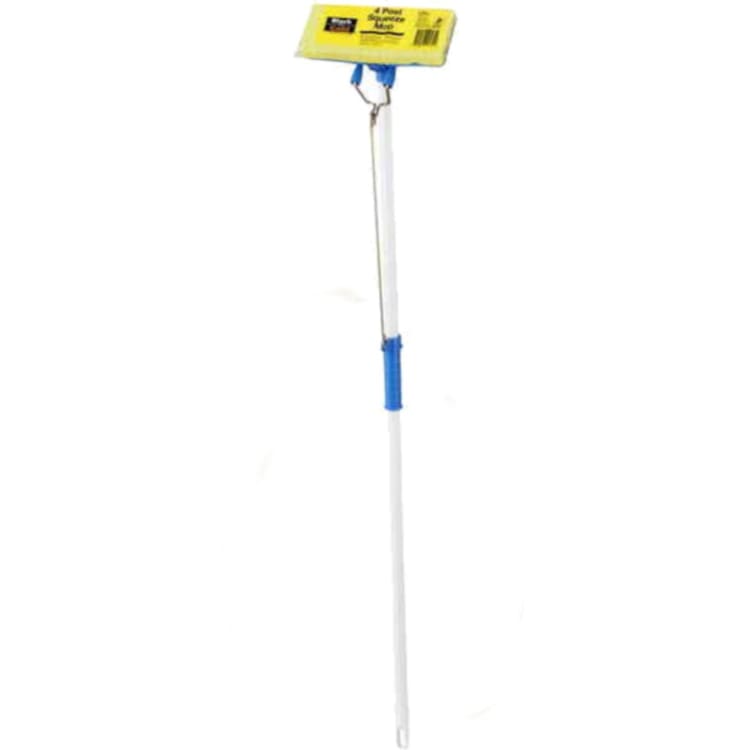 Black & Gold Squeeze Sponge Mop With Handle