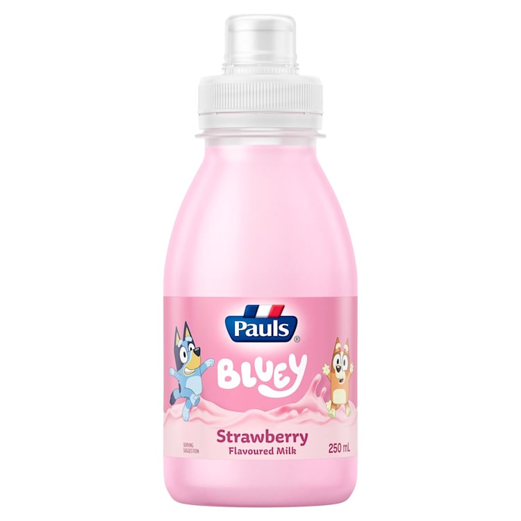 Pauls Bluey Kids Strawberry Flavoured Milk