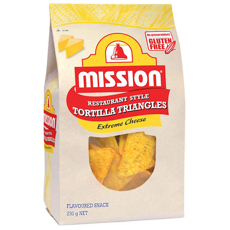 Mission Extreme Cheese Tortilla Triangles