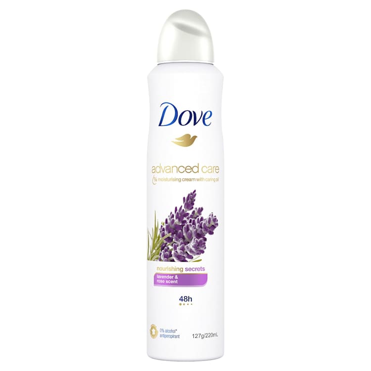 Dove Antiperspirant Aerosol Nourishing Secrets Lavender & Rose