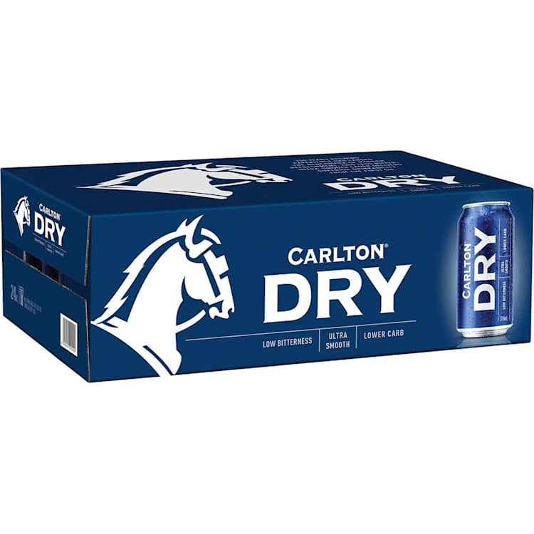 Carlton Dry Cans 375mL