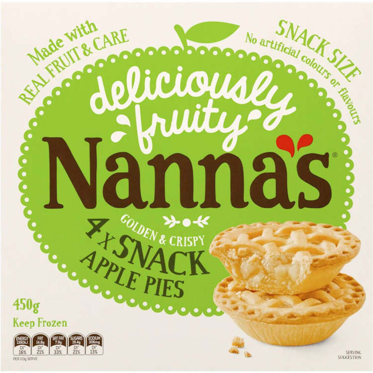 Nanna's Multipack Pies & Desserts Apple Pie