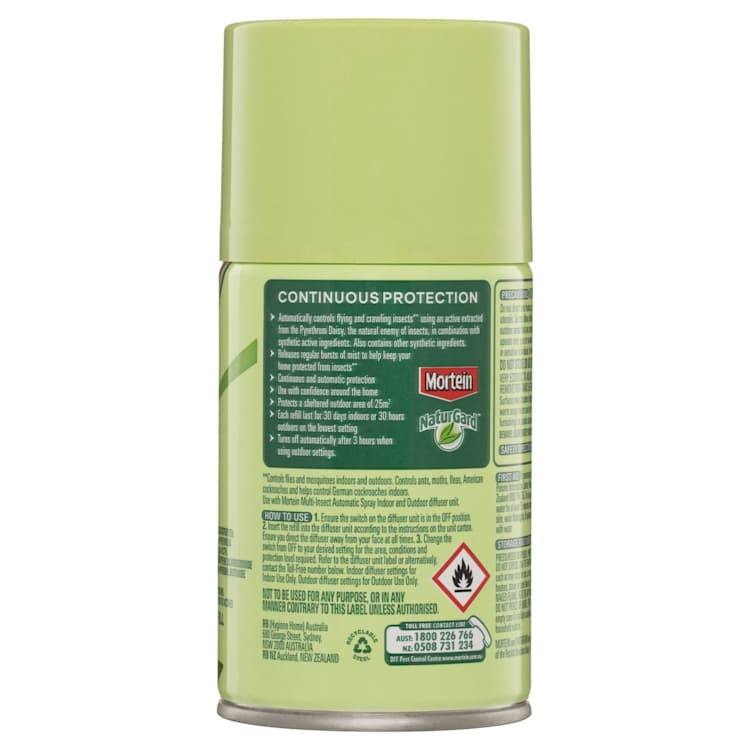 Mortein NaturGard Multi-Insect Automatic Refill Fragrance Free