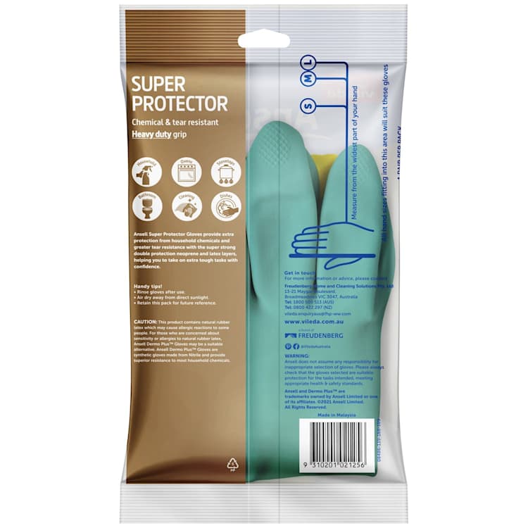 ViledaAnsell Super Protector Gloves Large