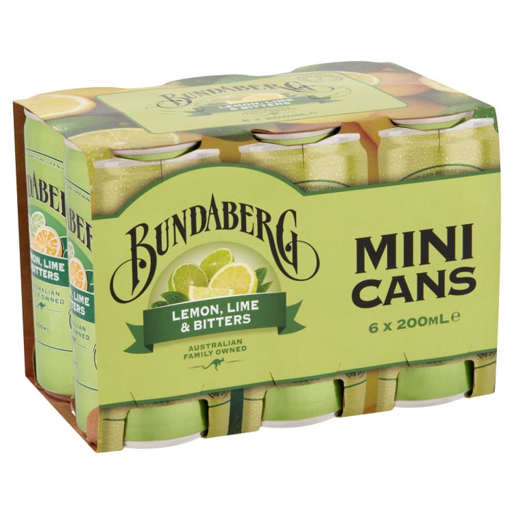 Bundaberg Lemon Lime & Bitters Mini Cans