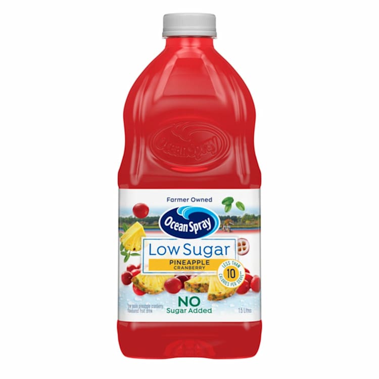 Ocean Spray Juice Low Sugar Pineapple Cranberry