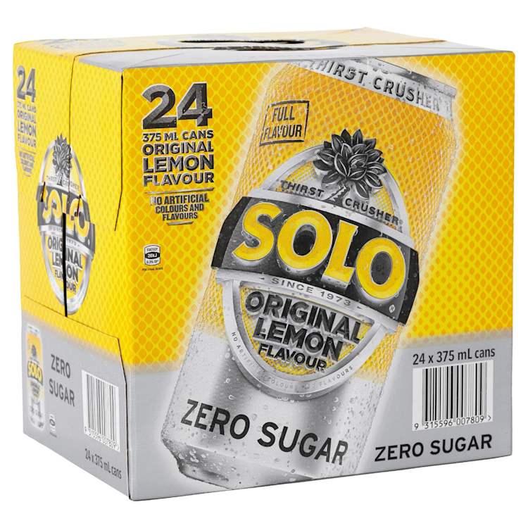 Schweppes Solo Zero Sugar Multipack Cans