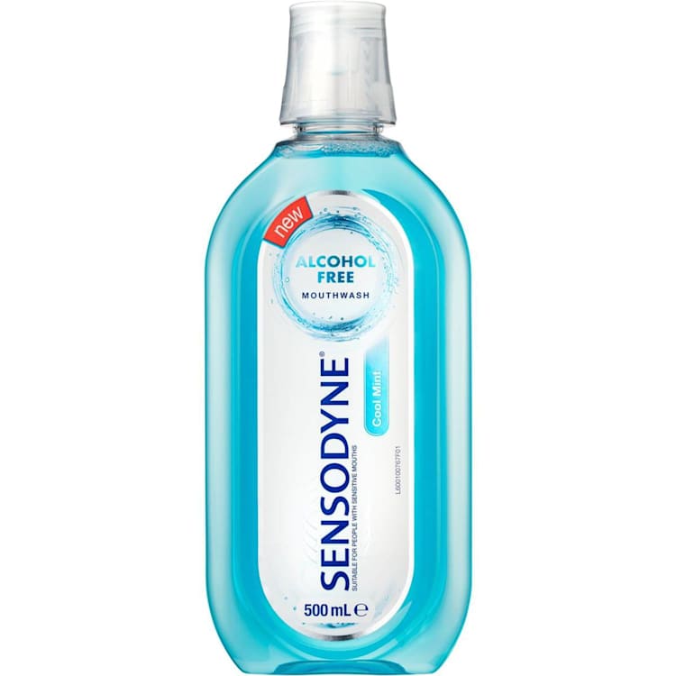 Sensodyne Mouthwash Alcohol Free Cool Mint Gentle