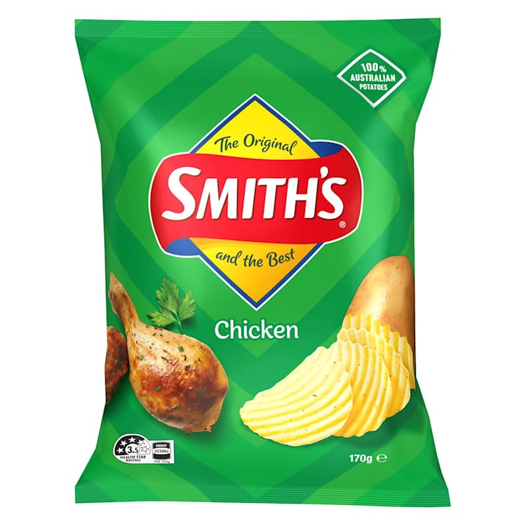 Smith's Crinkle Cut Chicken Potato Chips