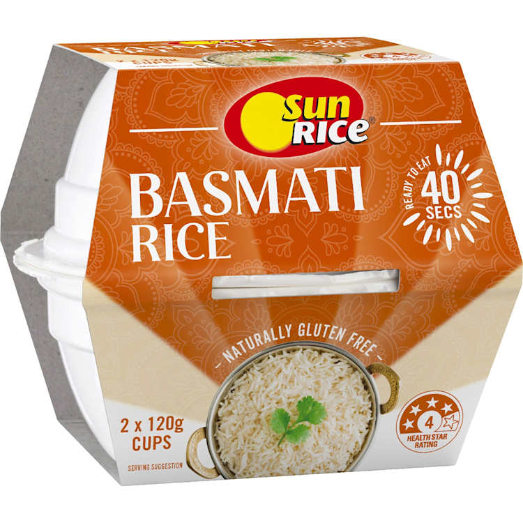 SunRice Basmati Rice Cups