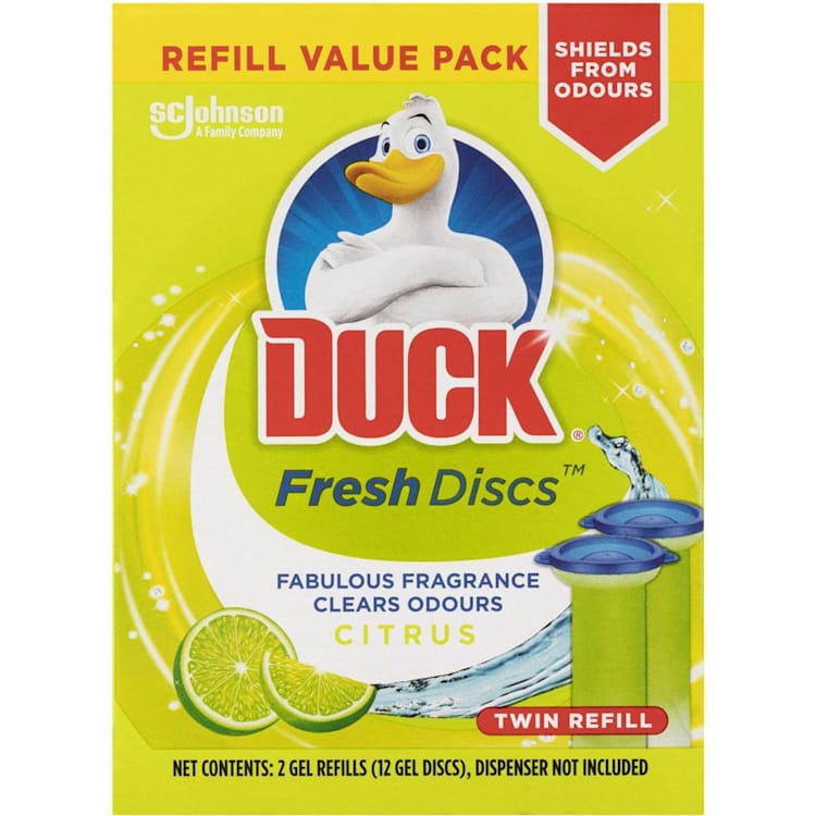 Duck Toilet Fresh Disc Citrus Refill