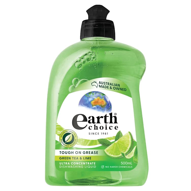 Earth Choice Ultra Concentrate Dishwashing Liquid Green Tea & Lime