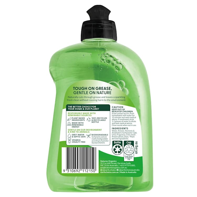 Earth Choice Ultra Concentrate Dishwashing Liquid Green Tea & Lime