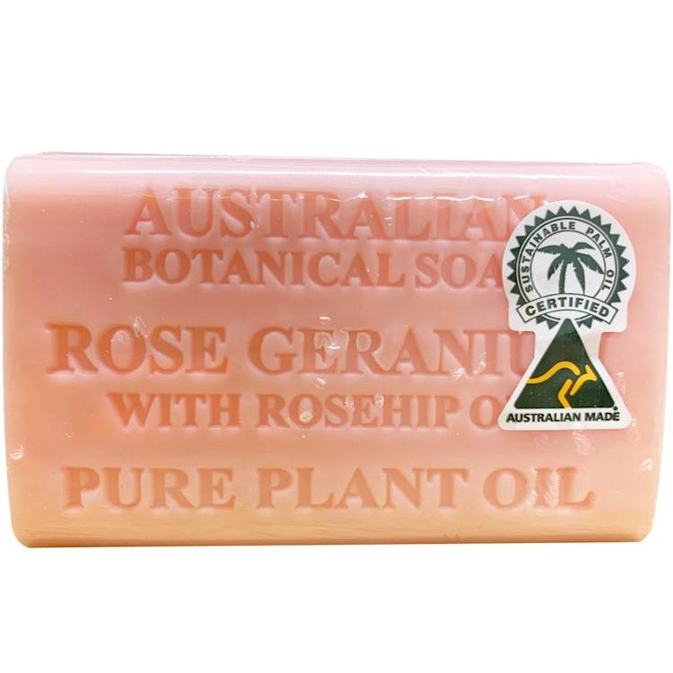 Australian Botanical Soap Rose Geranium