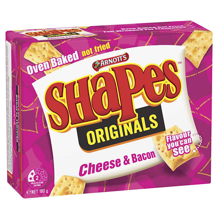 Arnott's Shapes Cheese & Bacon