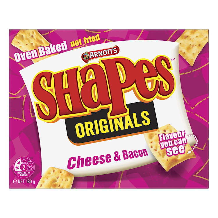 Arnott's Shapes Cheese & Bacon