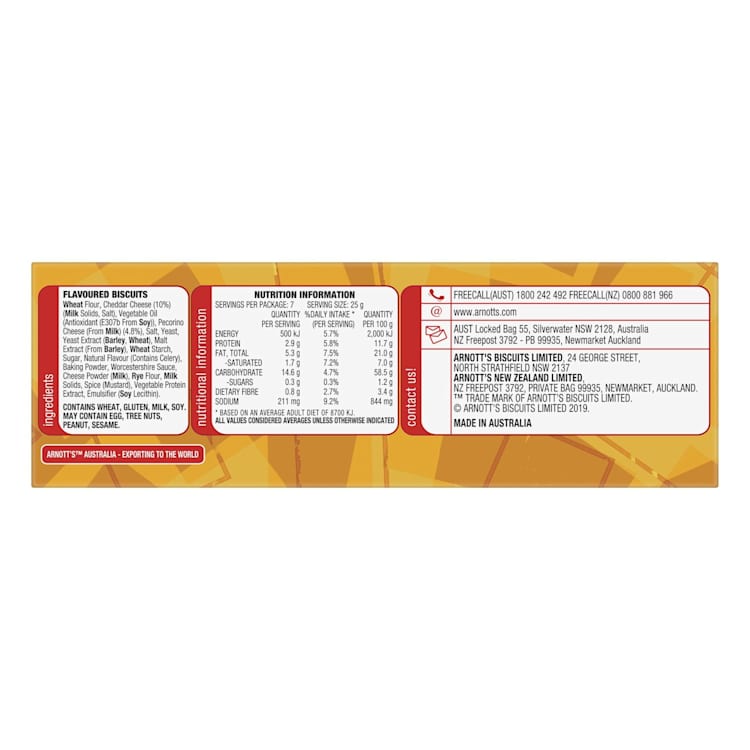 Arnott's Shapes Cheddar