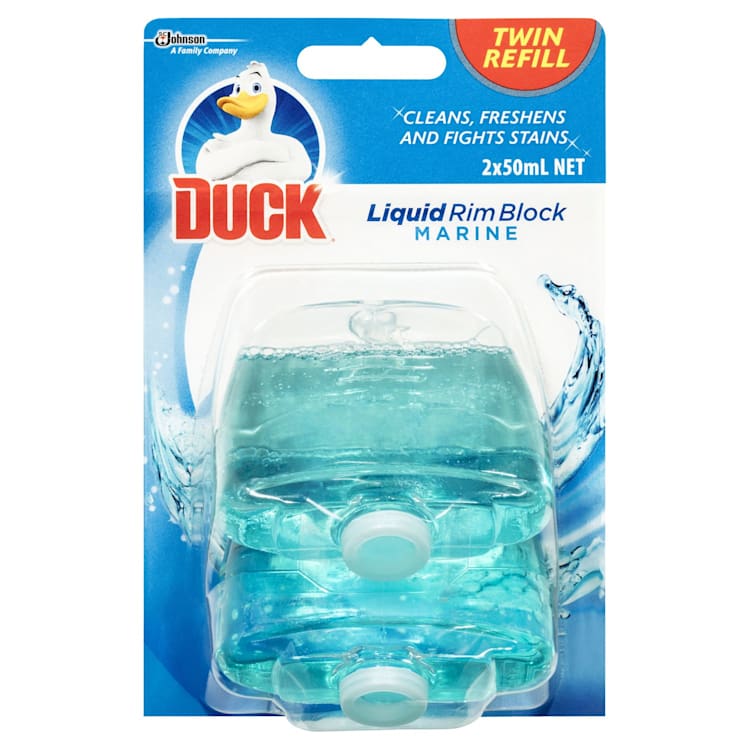Duck Protection Plus Toilet Cleaner Liquid Refill Aqua Burst