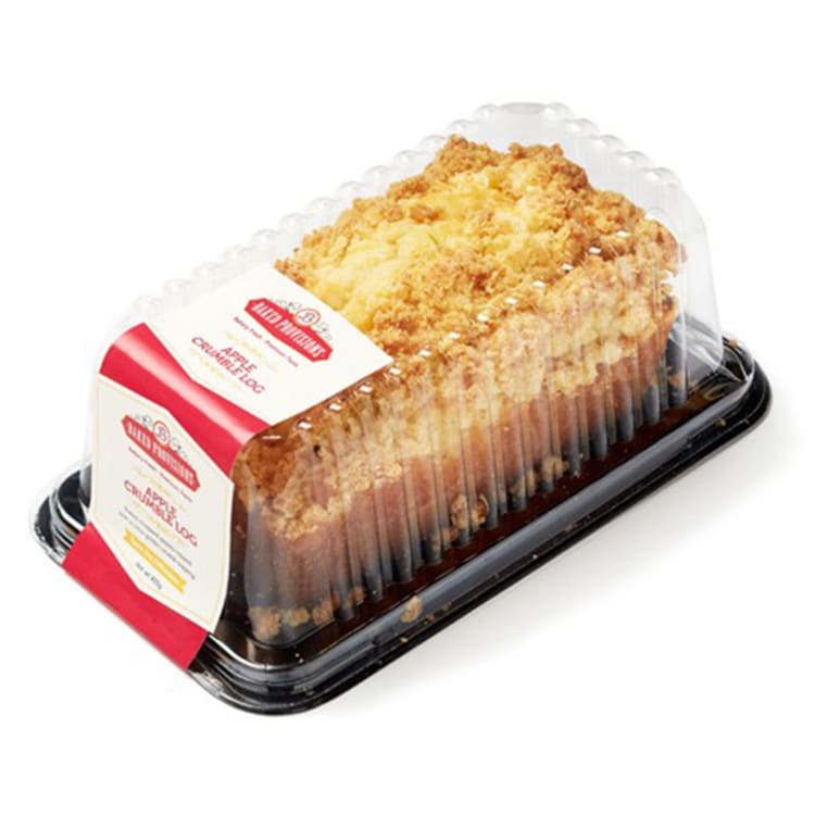 Baked Provision Log Apple Crumble