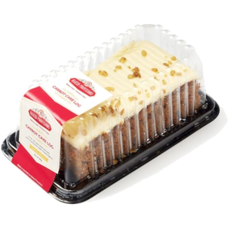Baked Provision Log Carrot Cake