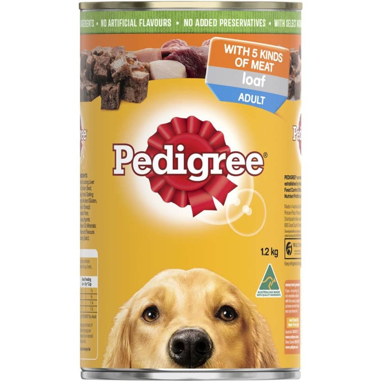 Pedigree Loaf With Five Kinds Of Meat Wet Dog Food Can IGA Shop Online