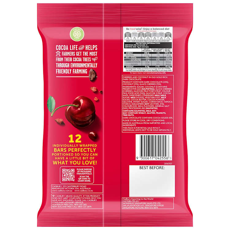 Cadbury Cherry Ripe Sharepack