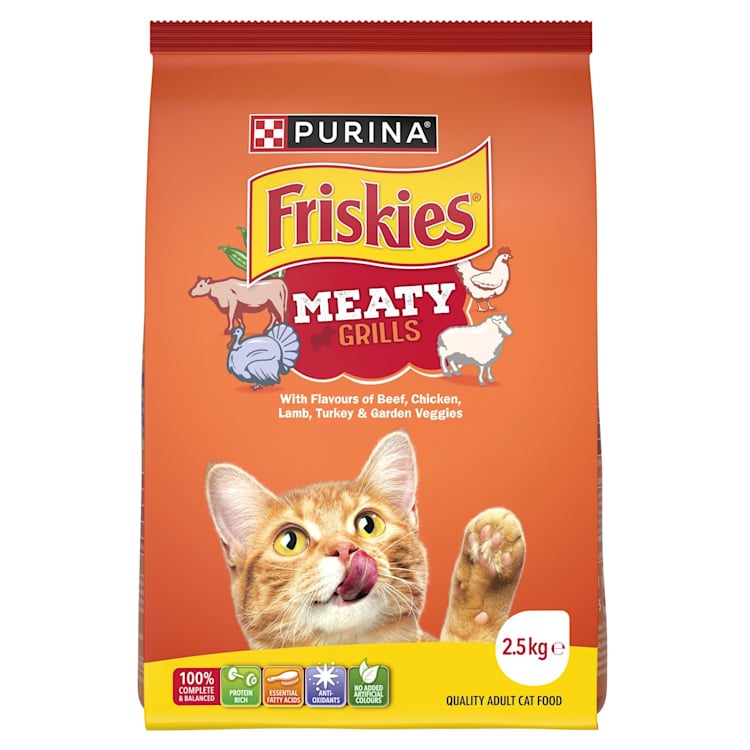 Purina Friskies Adult Meaty Grills Dry Cat Food
