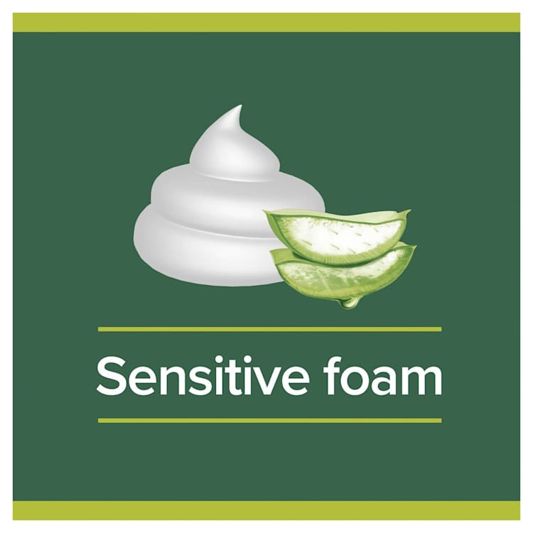 Palmolive Men Rapid Shave Sensitive Foam With Aloe Vera
