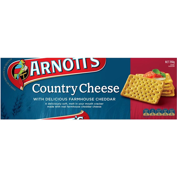 Arnott's Crackers Country Cheese