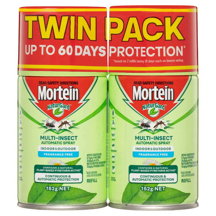 Mortein NaturGard Multi-Insect Automatic Refill Fragrance Free