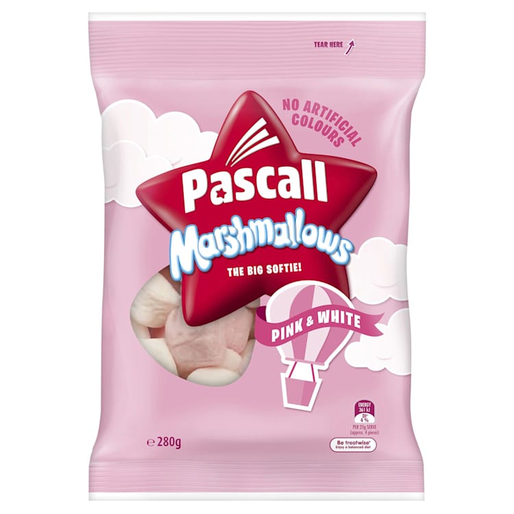 Pascall Marshmallows Vanilla Raspberry
