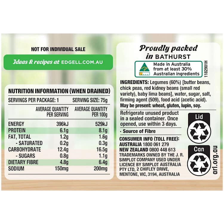 Edgell Four Bean Mix