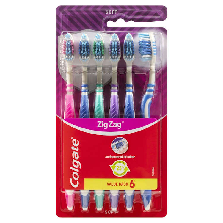 Colgate Toothbrush Adult ZigZag Soft