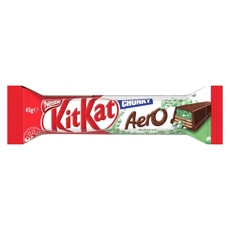 Nestle Kit Kat Chunky Confectionery Aero Mint