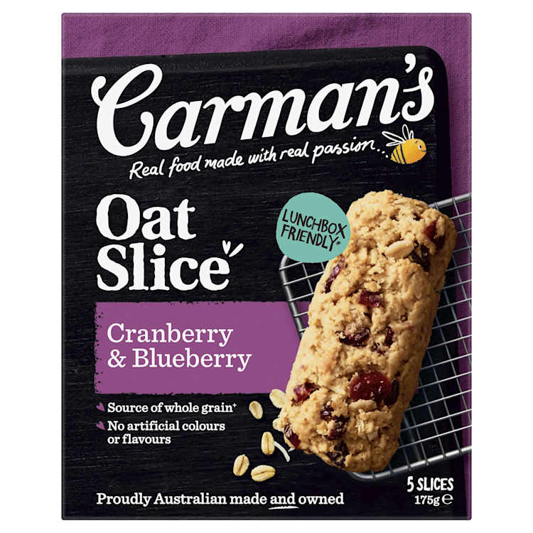 Carman's Oat Slice Cranberry & Blueberry
