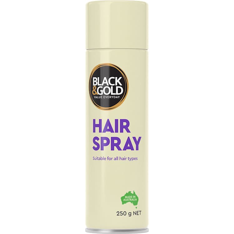 Black & Gold Hairspray