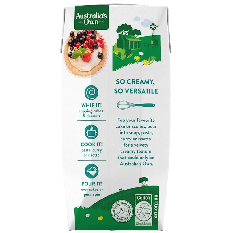 Australia's Own Dairy A2 Full Cream