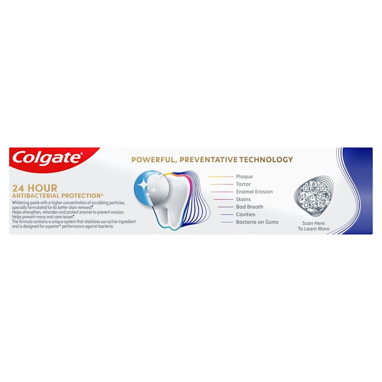 Colgate Total Advanced Whitening Antibacterial Toothpaste