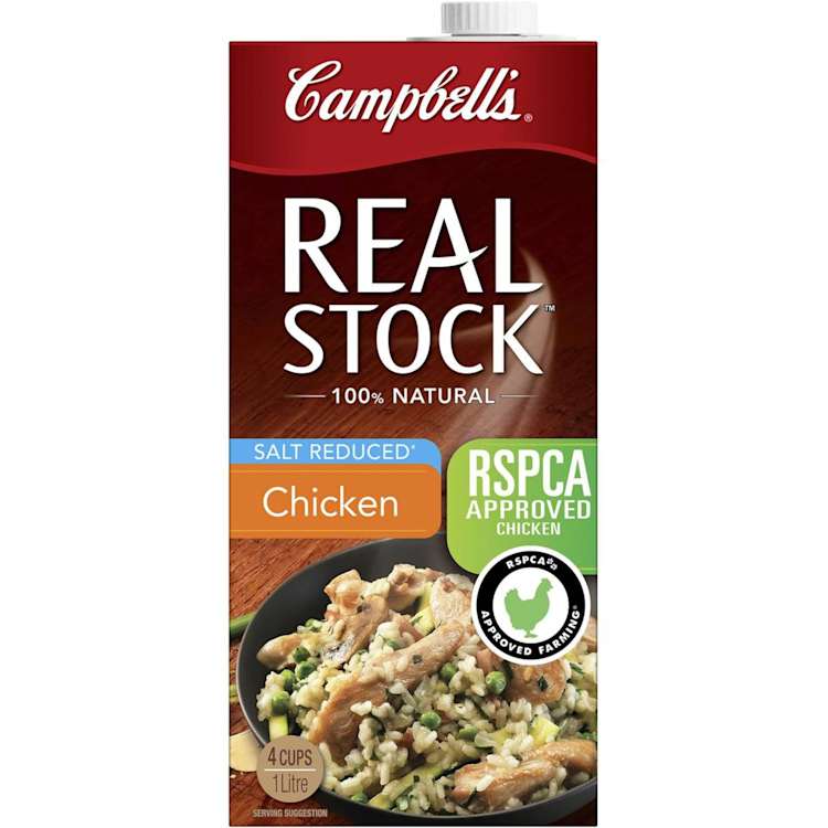 Campbell's Real Chicken Liquid Stock Salt Reduced