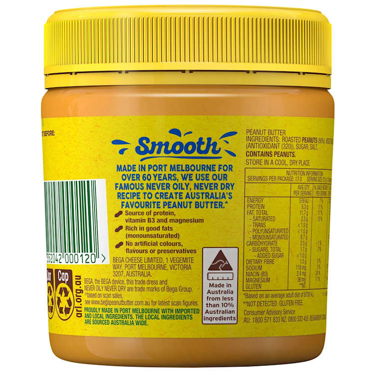 Bega Smooth Peanut Butter