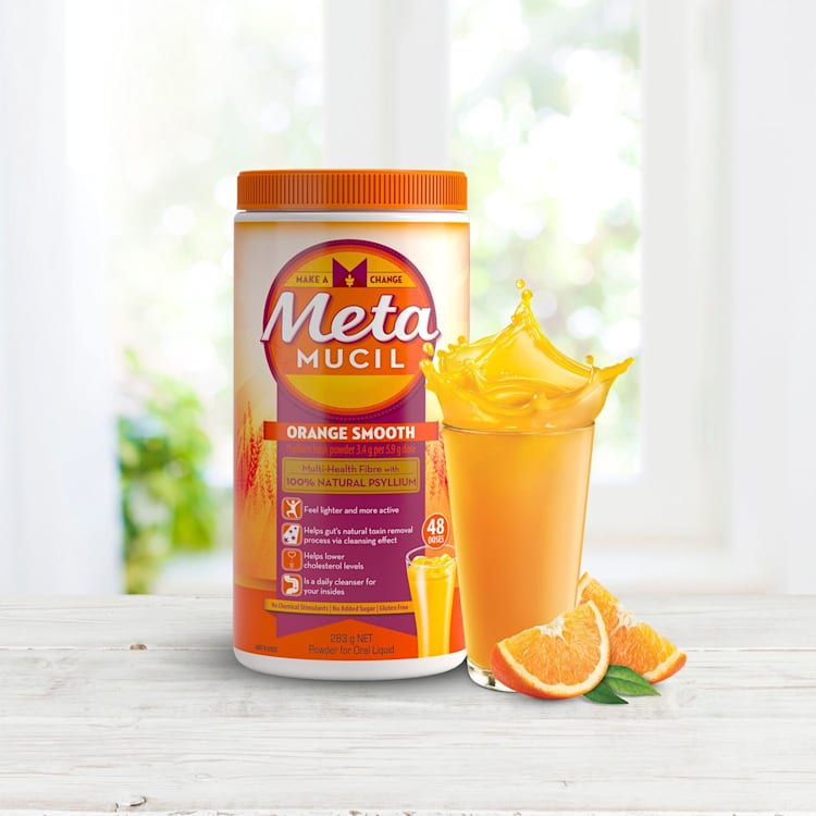 Metamucil Daily Fibre Supplement Smooth Orange 48 Doses