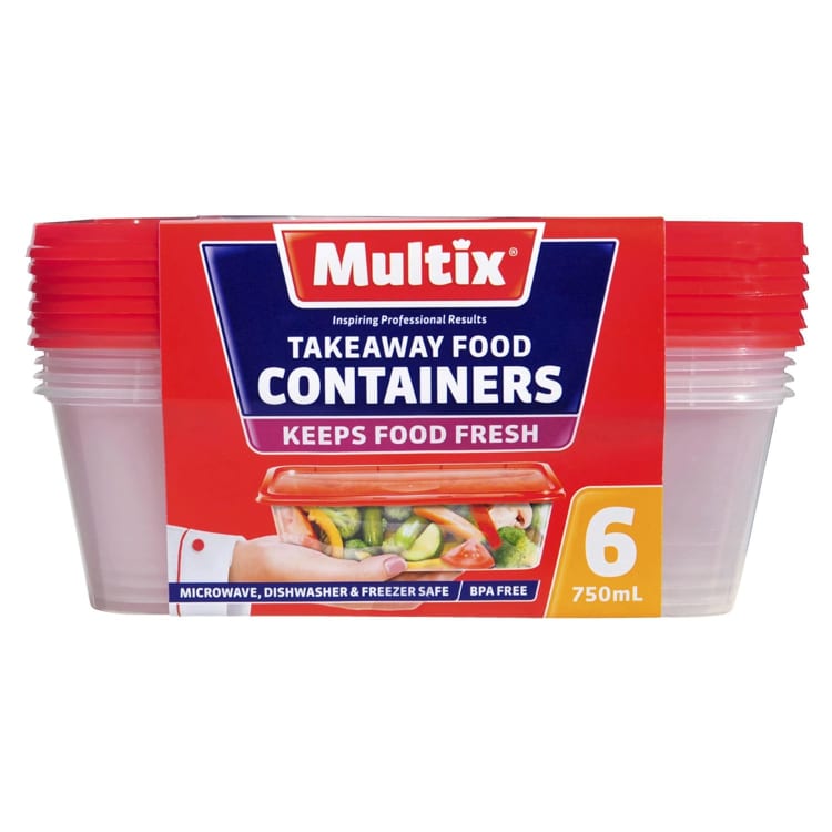 Multix Takeaway Food Containers