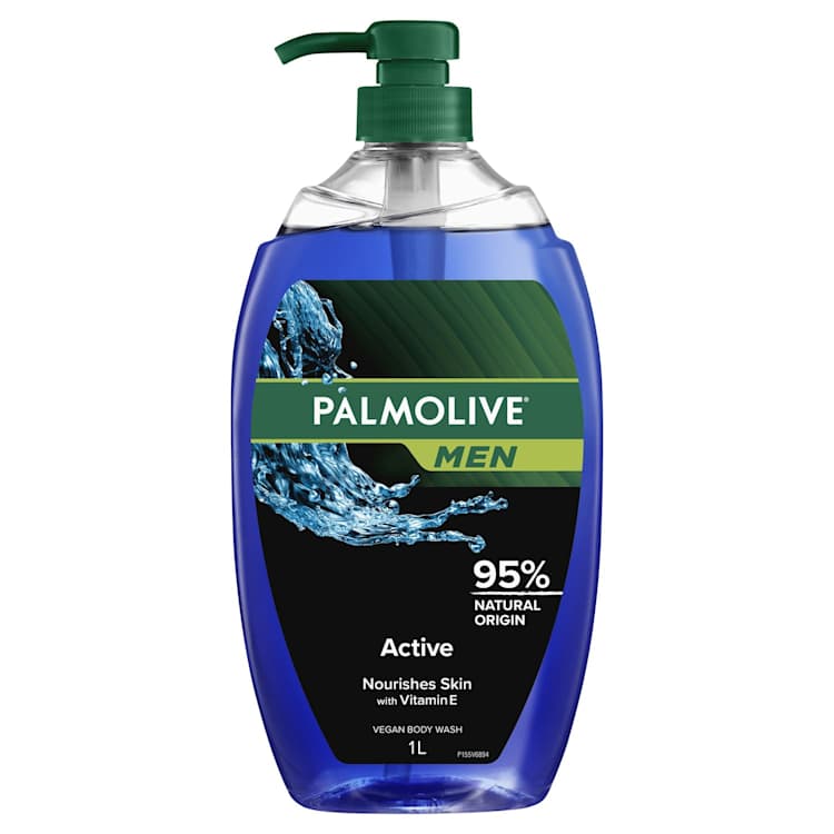 Palmolive Men Active Body Wash With Sea Minerals 0% Parabens Recyclable