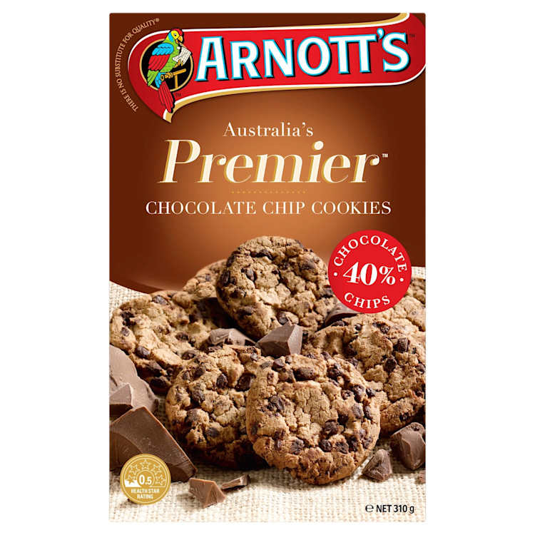 Arnott's Premier Cookies Chocolate Chip