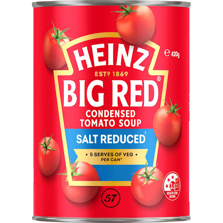 Heinz Big Red Salt Reduced Condensed Tomato Soup