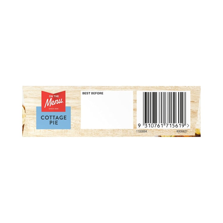 On The Menu Cottage Pie