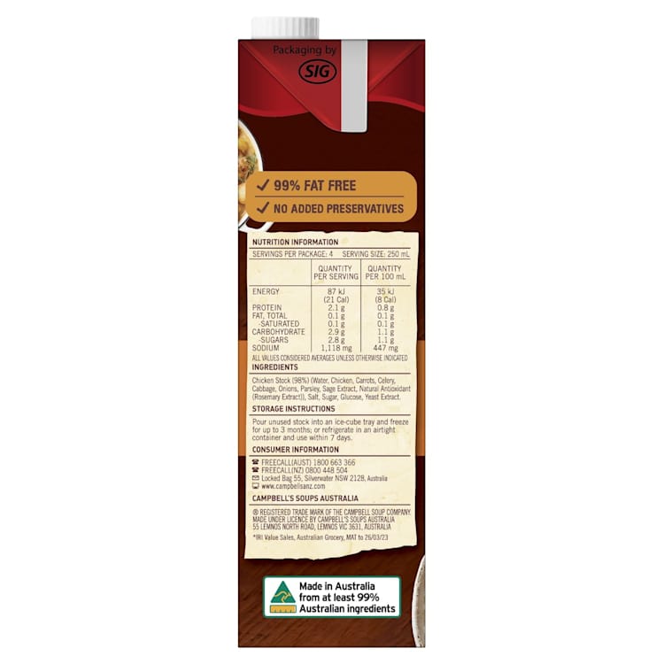 Campbell's Real Chicken Liquid Stock