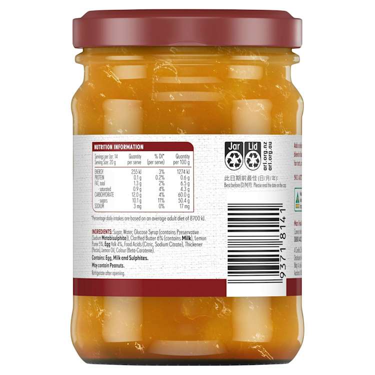 MasterFoods Lemon Butter Spread