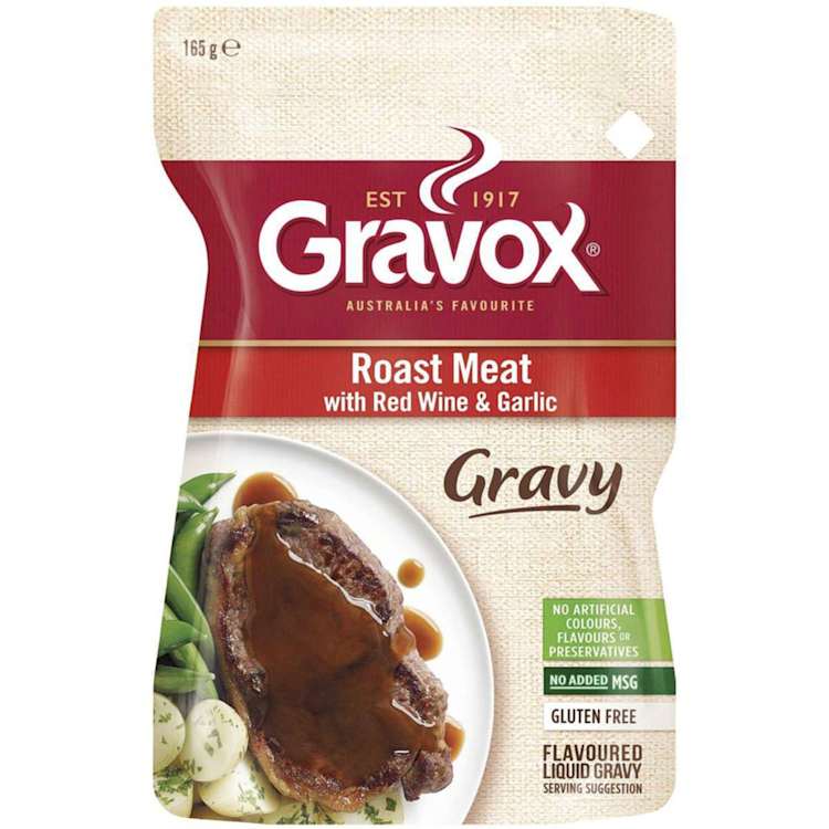 Gravox Gravy Mix Roast Meat Red Wine Garlic