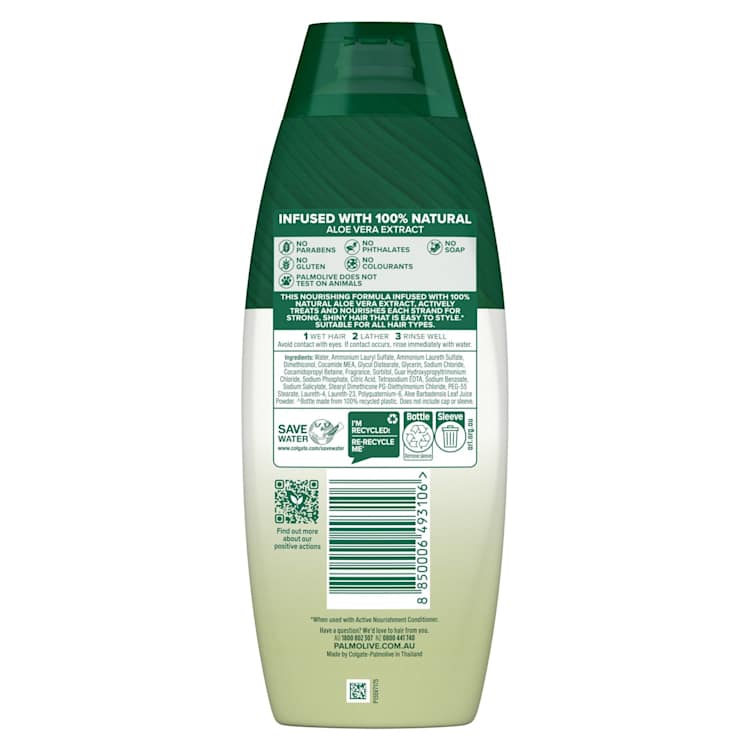 Palmolive Naturals Hair Shampoo Active Nourishment Aloe Vera